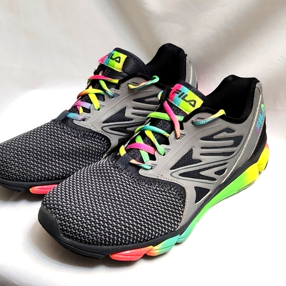 Fila Energized 380 Coolmax Multicolored sneakers (womens size 10) - Picture 3 of 15